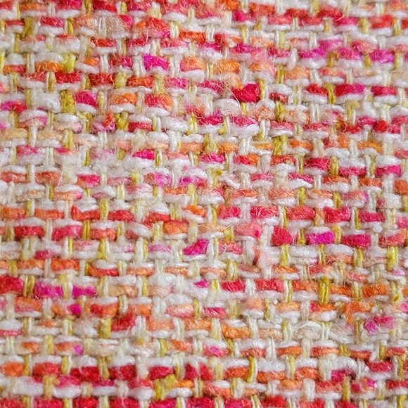 Ann Taylor 100% Silk Tweed Skirt pink size 2 - Picture 2 of 8